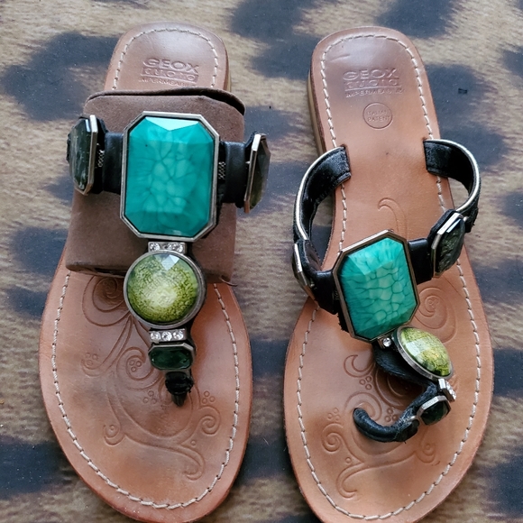 Geox Cuoio Impermeable Sandals - Picture 2 of 9